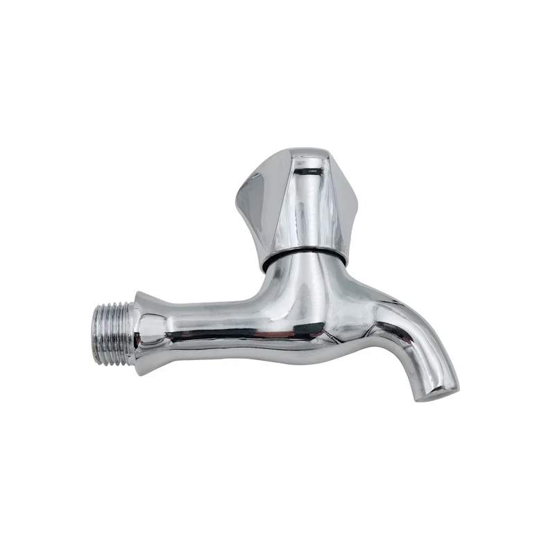 
zinc alloy wall mounted long neck polished chrome bibcock 1/2inch water tap 