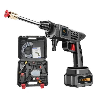 Battery Electric Powered High Pressure Pump Car Washer Price Automatic Cordless Washing Water Spray Gun Auto Wash Machine