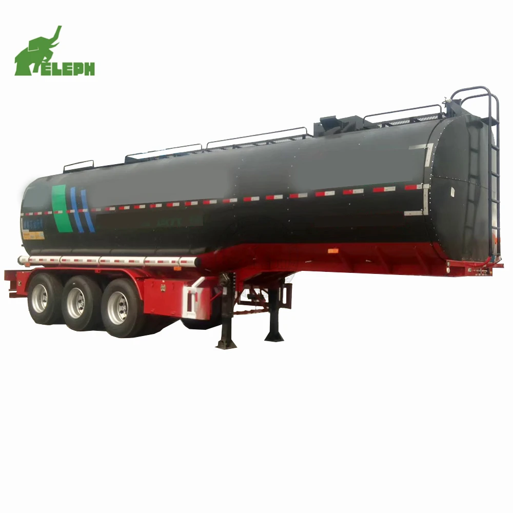 2024 Insulated Heavy Oil Bitumen Asphalt Tank Trailer With 60Ton Heated Bitumen Transport For Sale 12