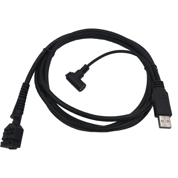 LBT New 2M Verifone Vx805 Vx820 Cable USB Cable With Power Supply For Verifone