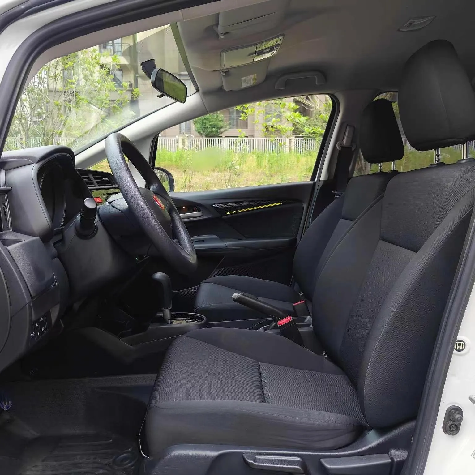 2016 Honda Fit Sedan 1.5L LX CVT Electric FWD Panoramic Sunroof Hydraulic Steering System Leather Seats R15 Tires Light Interior