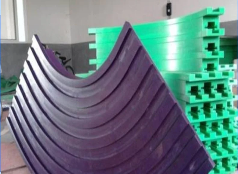 
Custom Large Curved Sliding Guide Rail POM Plastic Track for Chain Roller 