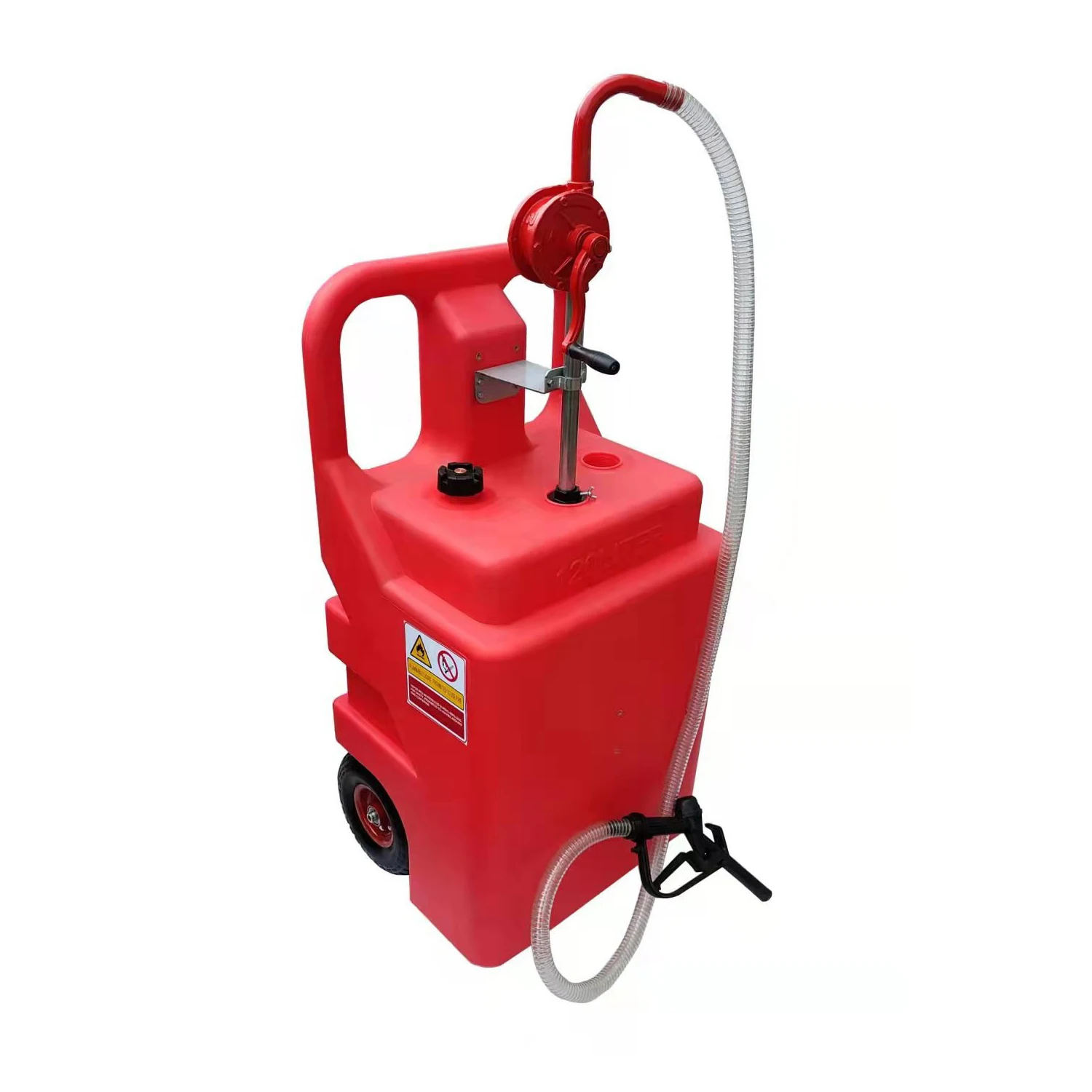Portable 14 Gallon Fill Diesel Gasoline Oil Drums With Wheels for Fueling