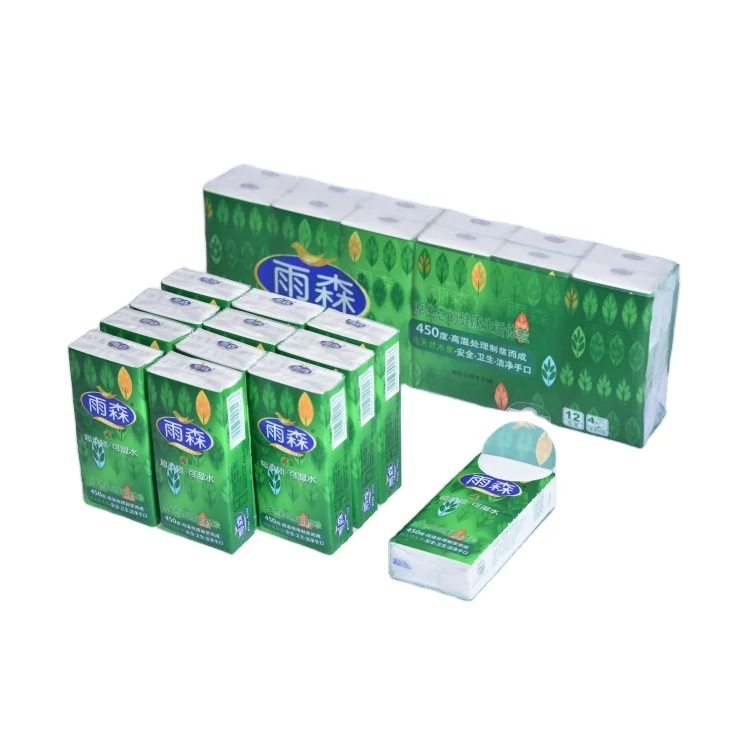 2 Ply Pocket Facial Tissues/ Tissues Pocket Packs/Soft Travel Pocket Tissue Packs