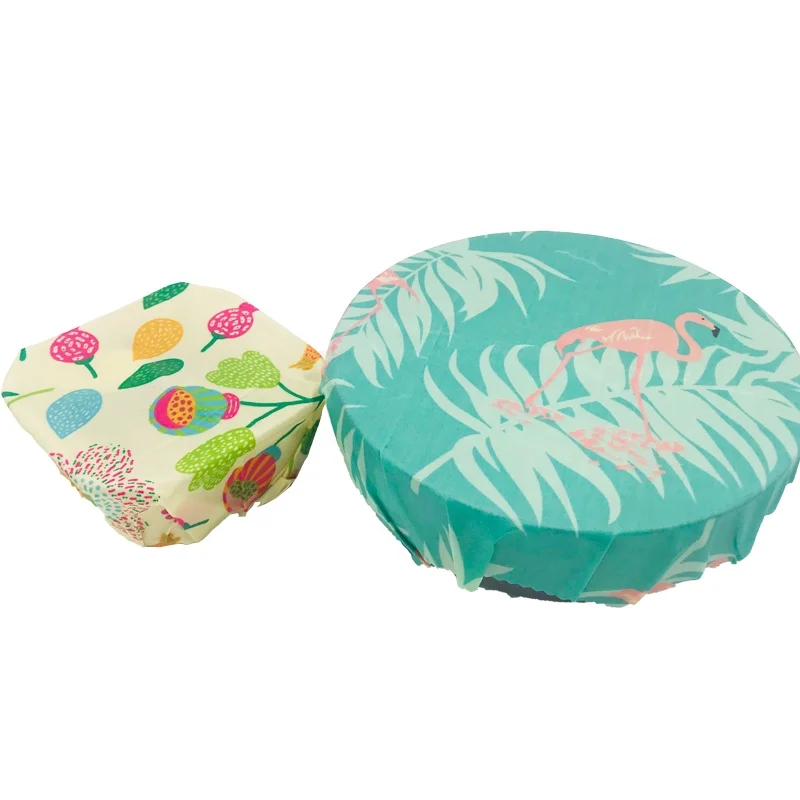 Custom Logo Printable Reusable Food Soybean Eco Friendly Packaging Bean wax cloth