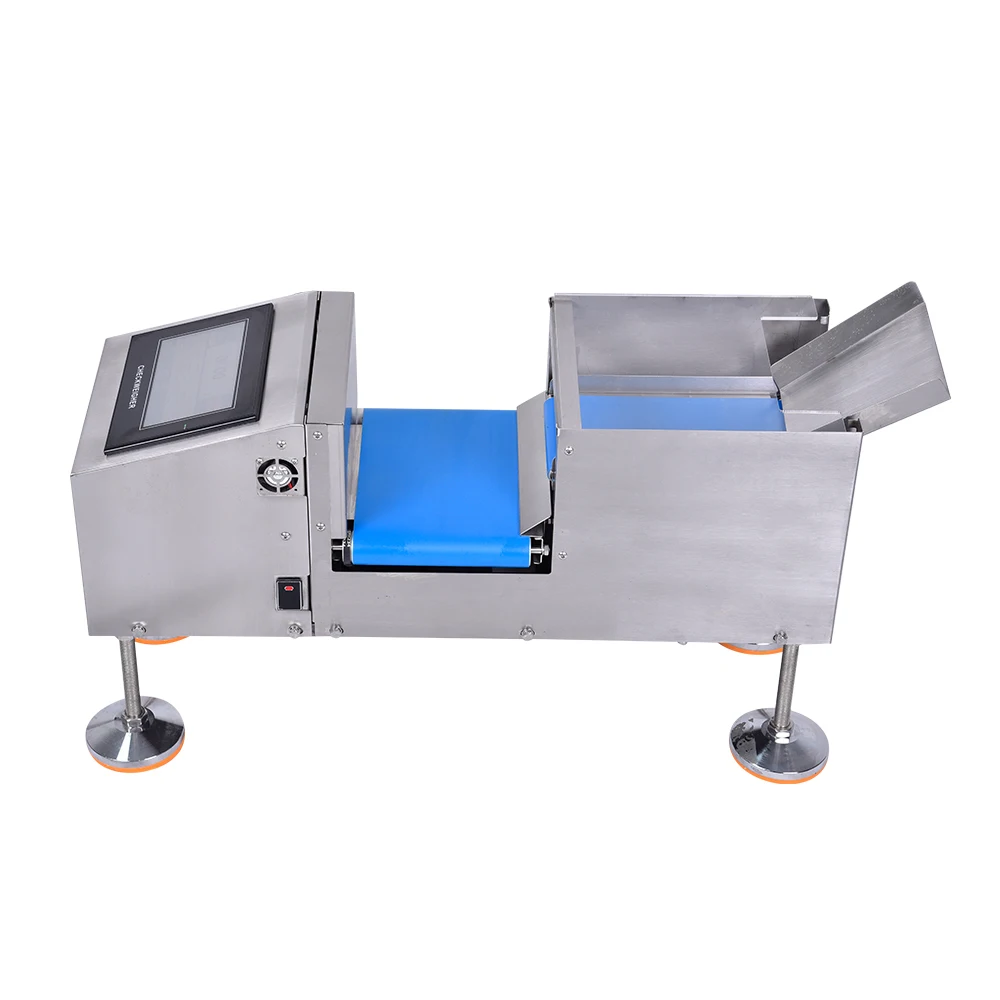 High speed and high precision check weigher weighing machine with smart touch screen for small food