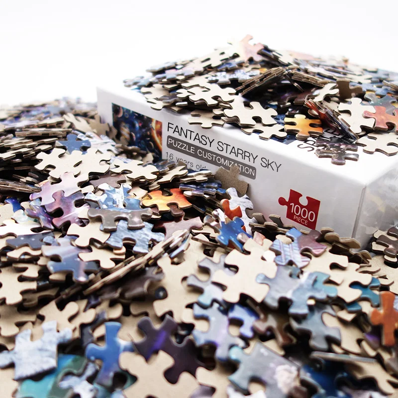1000 pieces of funny jigsaw puzzle adult gift jigsaw puzzle 500 pieces of universe puzzle free sample