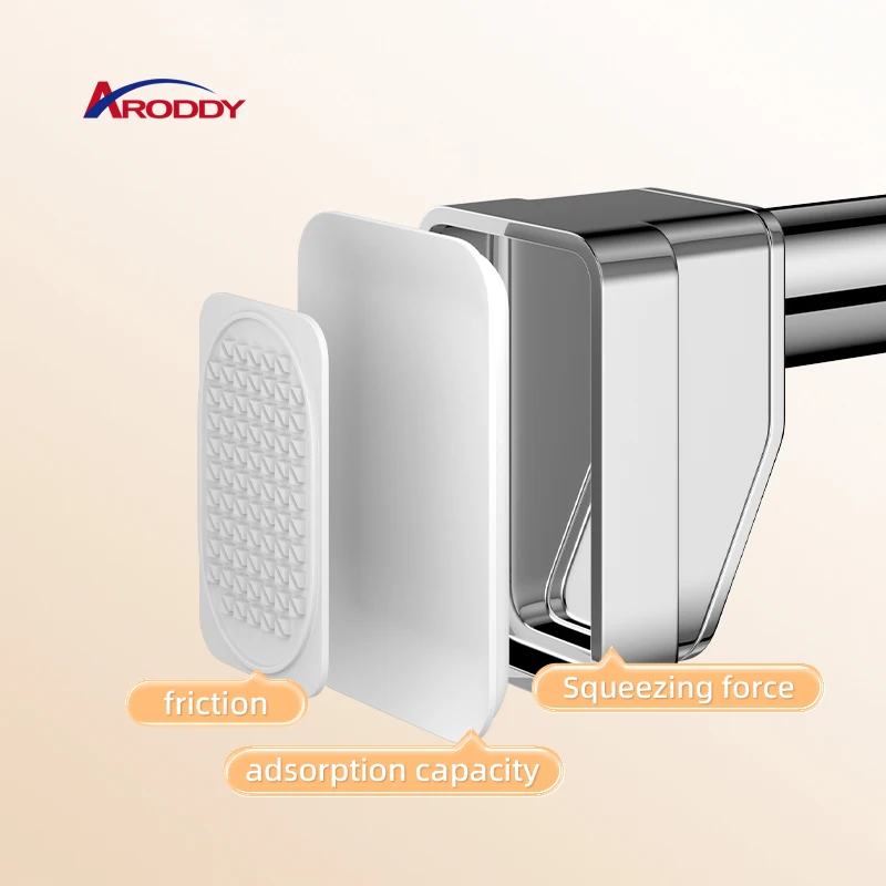 Yarun Scalable Multiple Colors Curtain End Rod Extensible Pole Curtain Finial Accessories Adjustable Curtain Rods