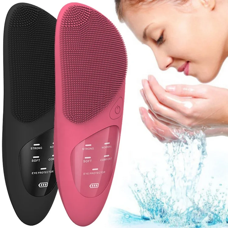 Professional OEM&ODM Manufacturer Skin Silicone Exfoliating Facial Brush Rechargeable Face Cleansing Brush Face Cleaning Brush