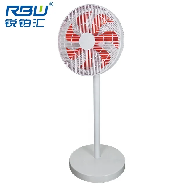 New arrival adjustable height WIFI function floor standing 12 volt dc fans
