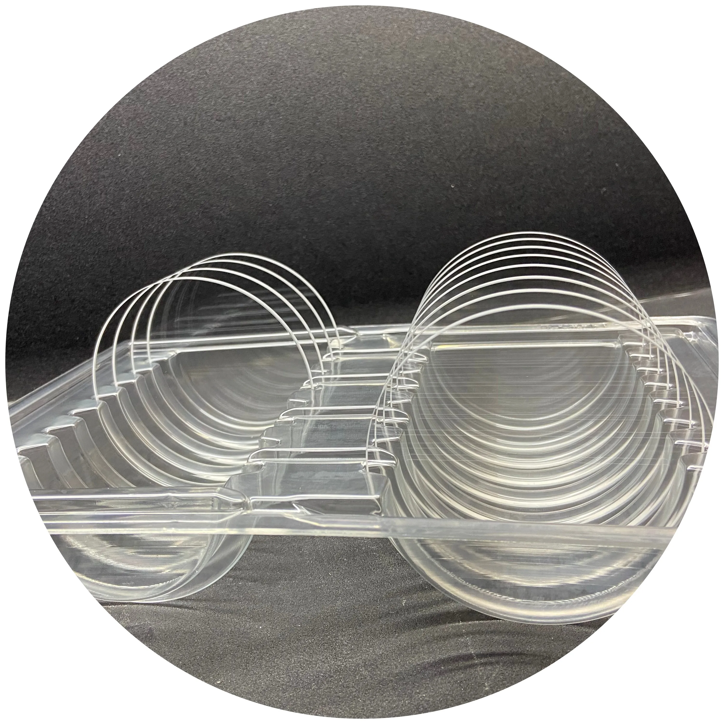 Transparent high temperature Quartz Disc Plate Double Side Polished