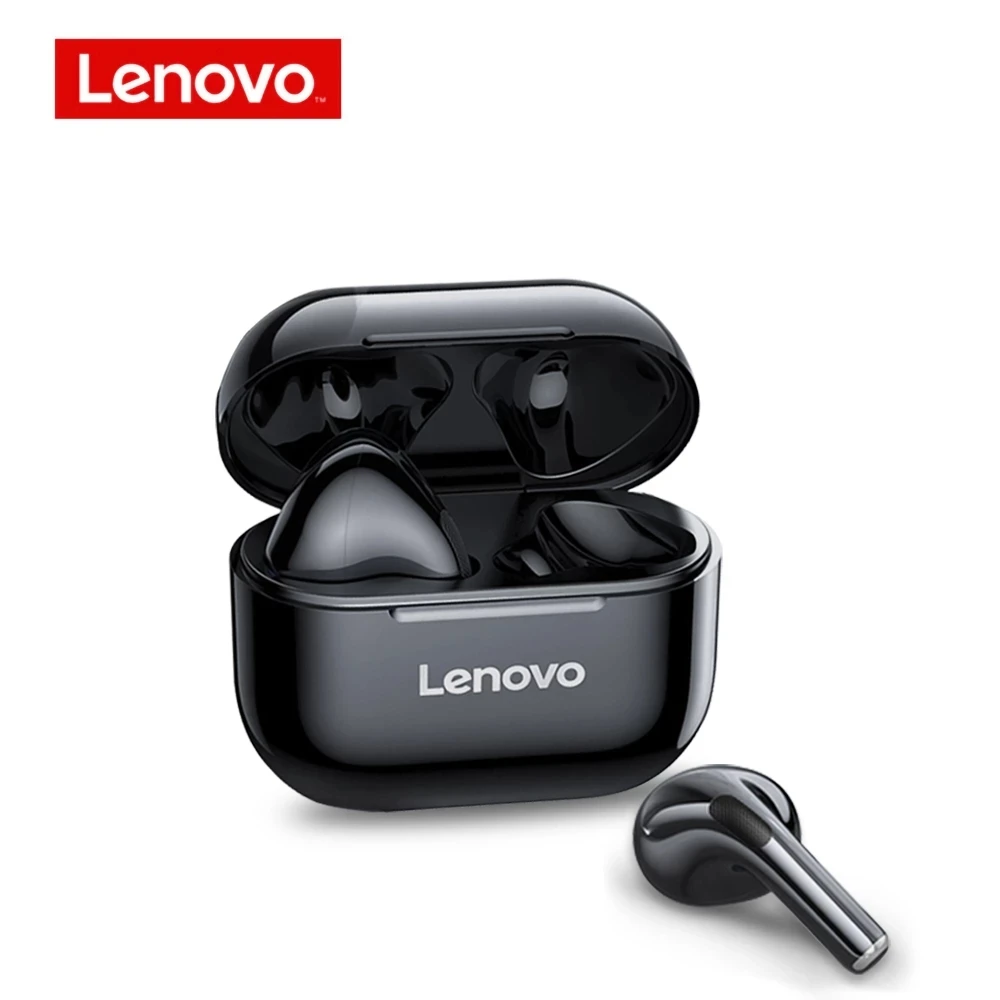 New Lenovo LP40 TWS Wireless Earphones Waterproof Headset Touch Control Dual Stereo Bass Earbuds Sports Headphones