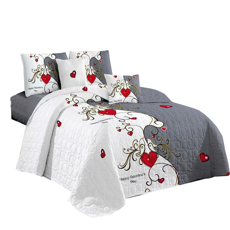 3 шт. китайский агрегат для производства мягкого синий темно-серого цвета с декоративным цветочным принтом дизайнерский большой комплект