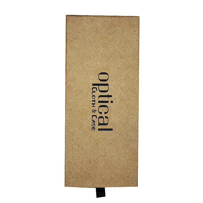 In Stock Wholesale  Recycled Craft Paper Box Recycled Glasses Case Eyewear Protective Eyeglasses Cases