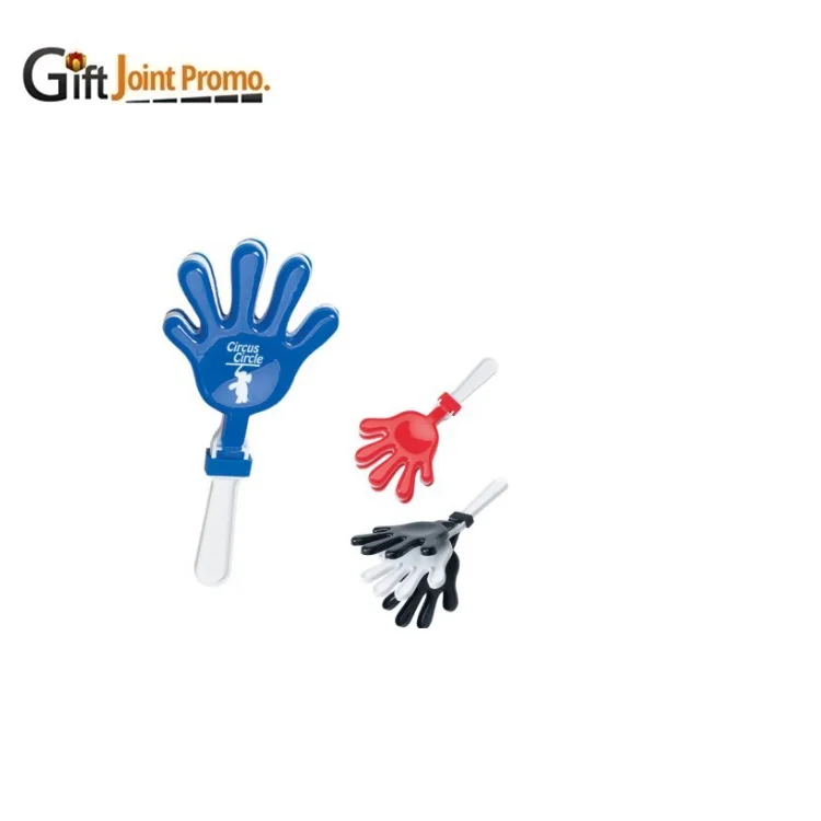 Customized Logo Printed Cheap Football Plastic Hand Clapper