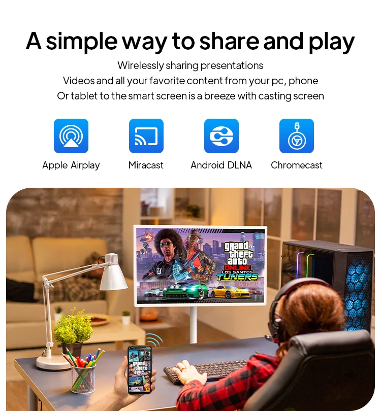 Smart 24 Inch 32 Inch lg Stand By Me Incell Portable Touch Screen Monitor Full Hd 1920*1080 Android Lcd Monitors