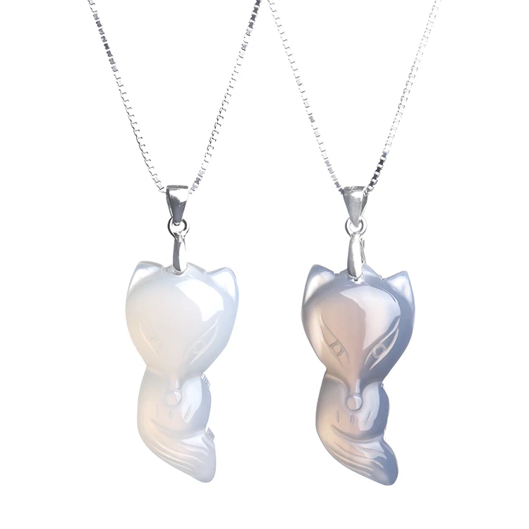 Certified Fashion Natural Crystal Raw Ore Necklace Agate Pendant