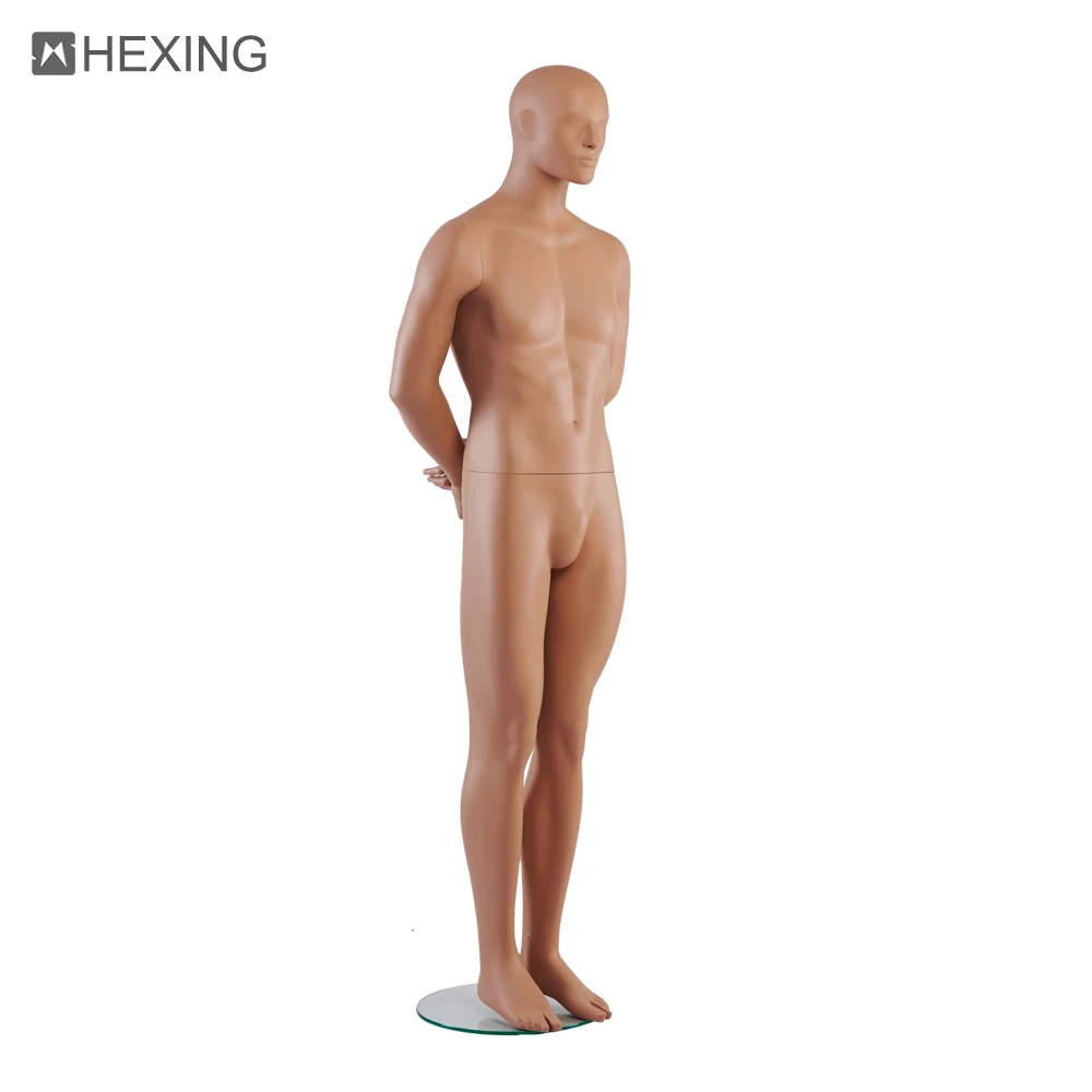 Realistic Fiberglass Tall Men Realistic Stand Male Dummy Mannequin