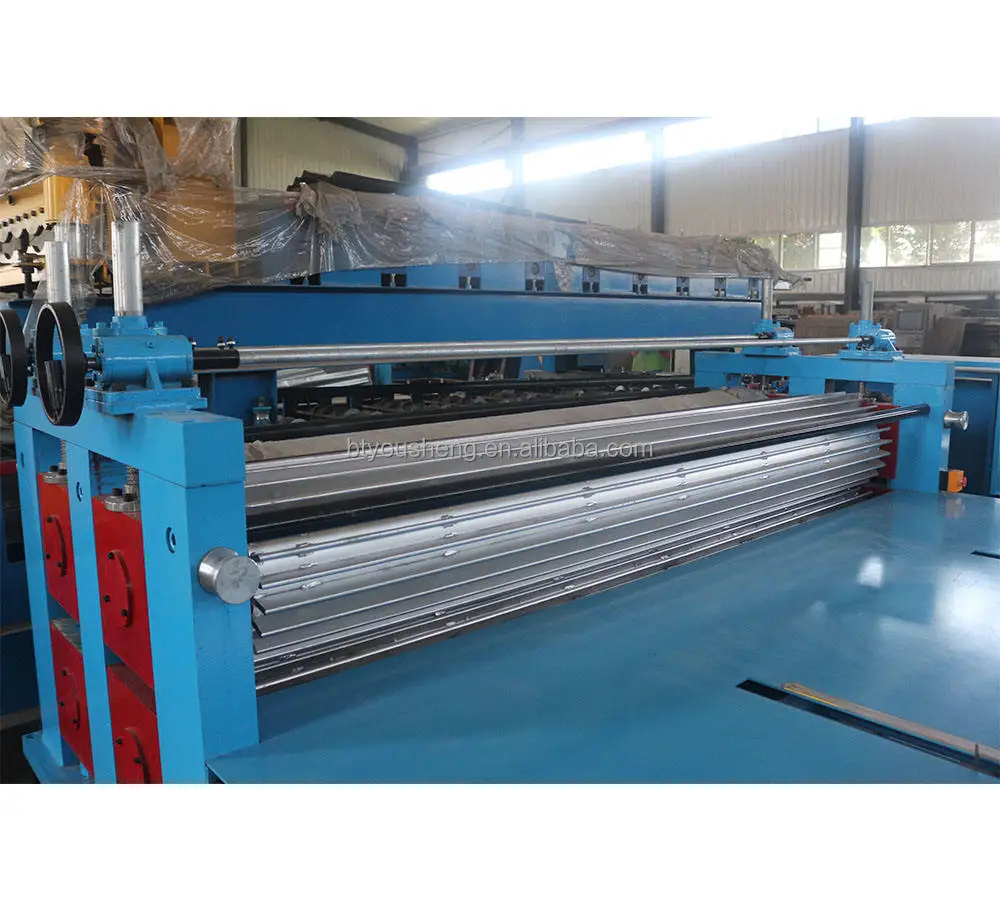 Roll Forming Machine Steel Tile Sheet Round Wave Corrugated Machine Thin Metal Barrel Drum Type 0.14-0.45 Mm Thickness