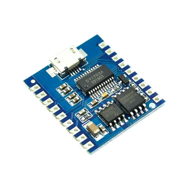 Voice playback module IO Trigger serial port control USB download Flash voice module DY-SV17F