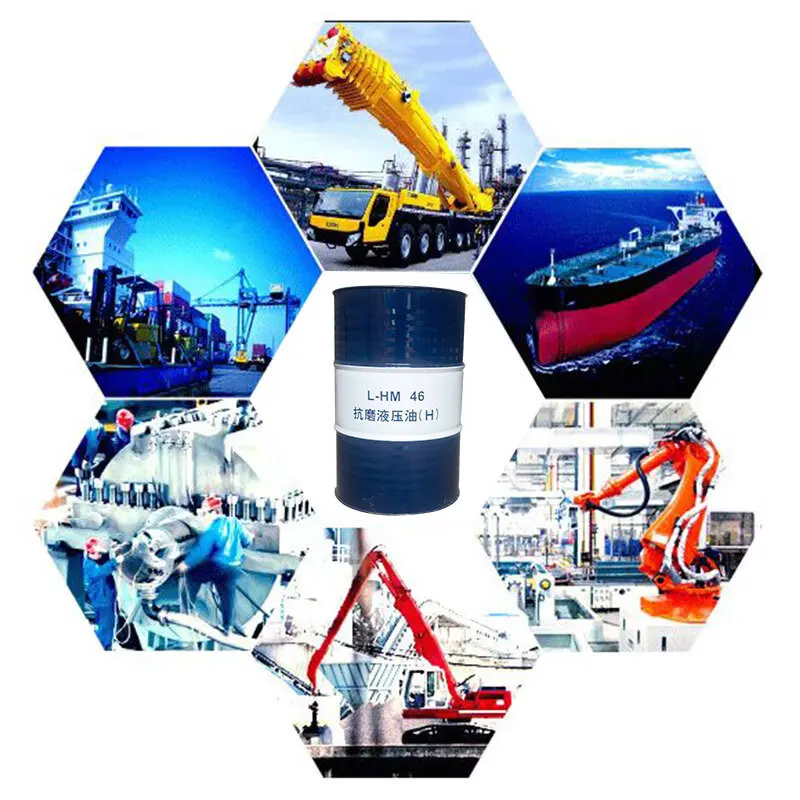High-Quality KunLun L-HM 46 Anti-Wear Hydraulic Oil (H) in 170kg Drum
