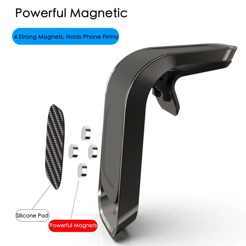 Mini Air Vent Car Phone Holder Phone Mount Vent Car Universal Magnetic Flex Car Phone Holder