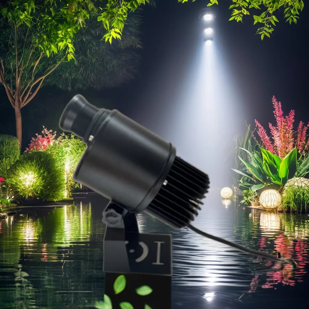 30W Outdoor LED Logo Gobo Ripple Water Wave Project Light for Stage Easy-to-Use Stage Lighting