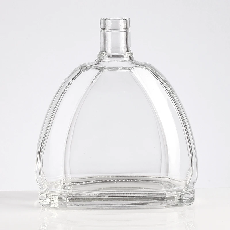 750ml Clear Glass Bottle Liquor Vodka/Whiskey Alcoholic Beverage ISO Certified High Quality drink Glass bottle