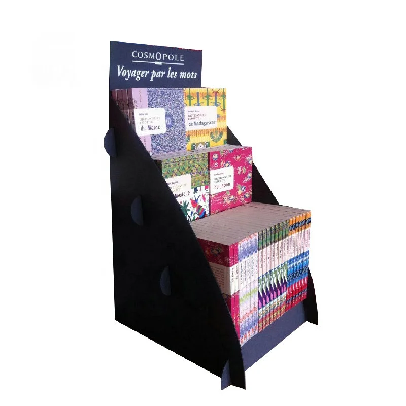 Good Printing Recyclable Custom Design Paper Cardboard PDQ Counter Display Stand