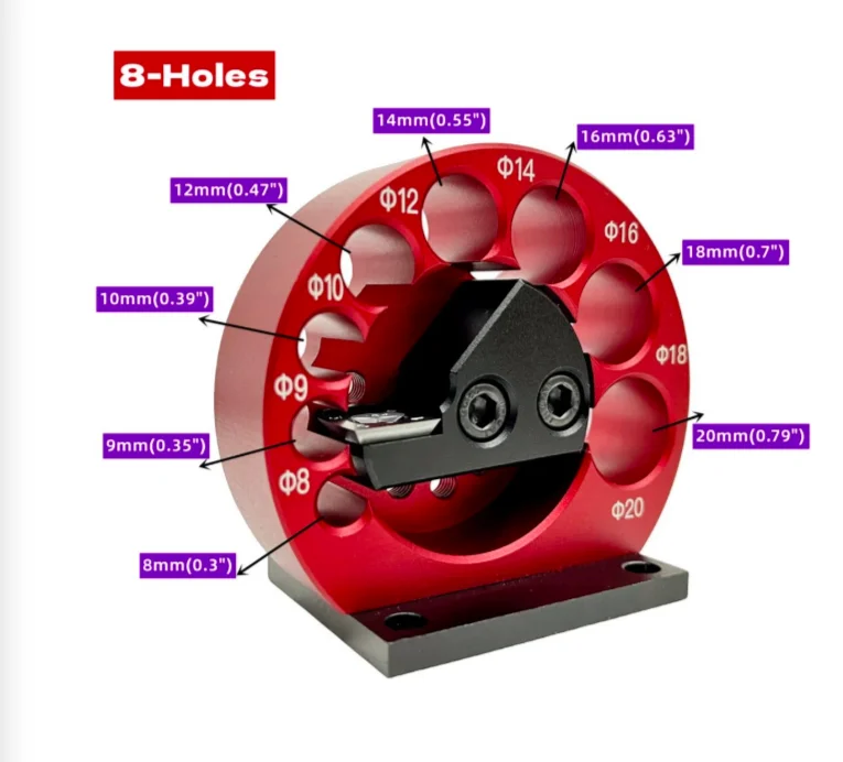 L-HT221 Carbide Inserts Dowel Maker Dowel Plate Wood Raw Materials Rods Wood Sticks Maker Dowel Round Bar Auxiliary Tool Metric