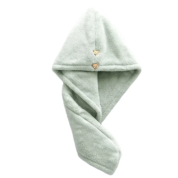 Microfiber Hair Drying Towel Turban for Long Hair Wrap Towels Fast Drying Absorbent Cap