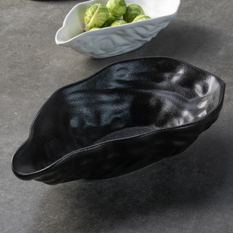 Yayu Popular Design Speckled Dinnerware Special Cobblestone Stoneware Rock Porcelain Dinner Sets Japanese Plates Ceramic