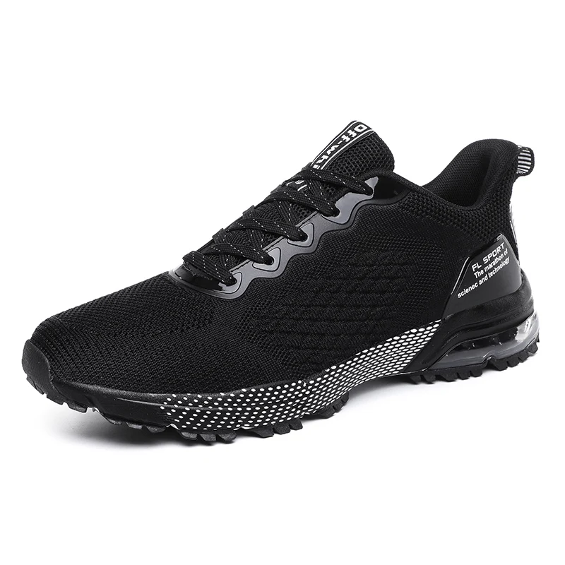 
running shoes air vapor max shoes men cushion sole fly knit breathable light weight jogging shoes marathon 