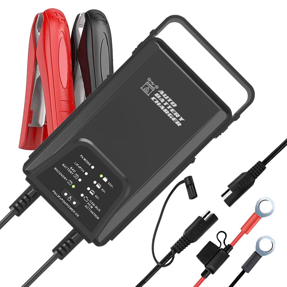 9-Stages Lithium LiFePO4 12V 2A motorcycle Car ATV Automatic Smart Battery