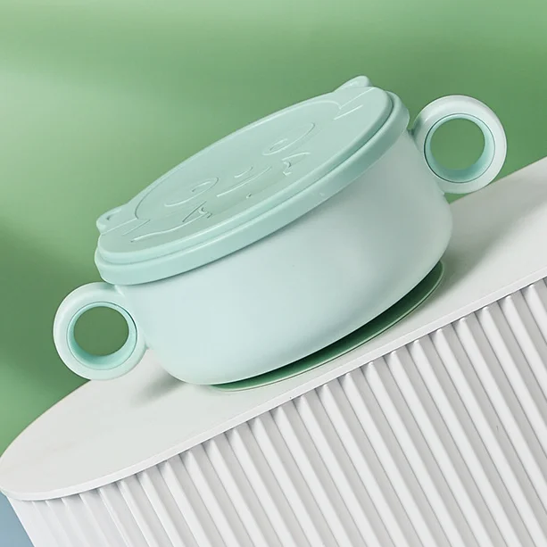 Silicone Double Sides Suction Cup For Baby Feeding Bowl Plate Cup, Anti-slip Tableware Strong Sucker