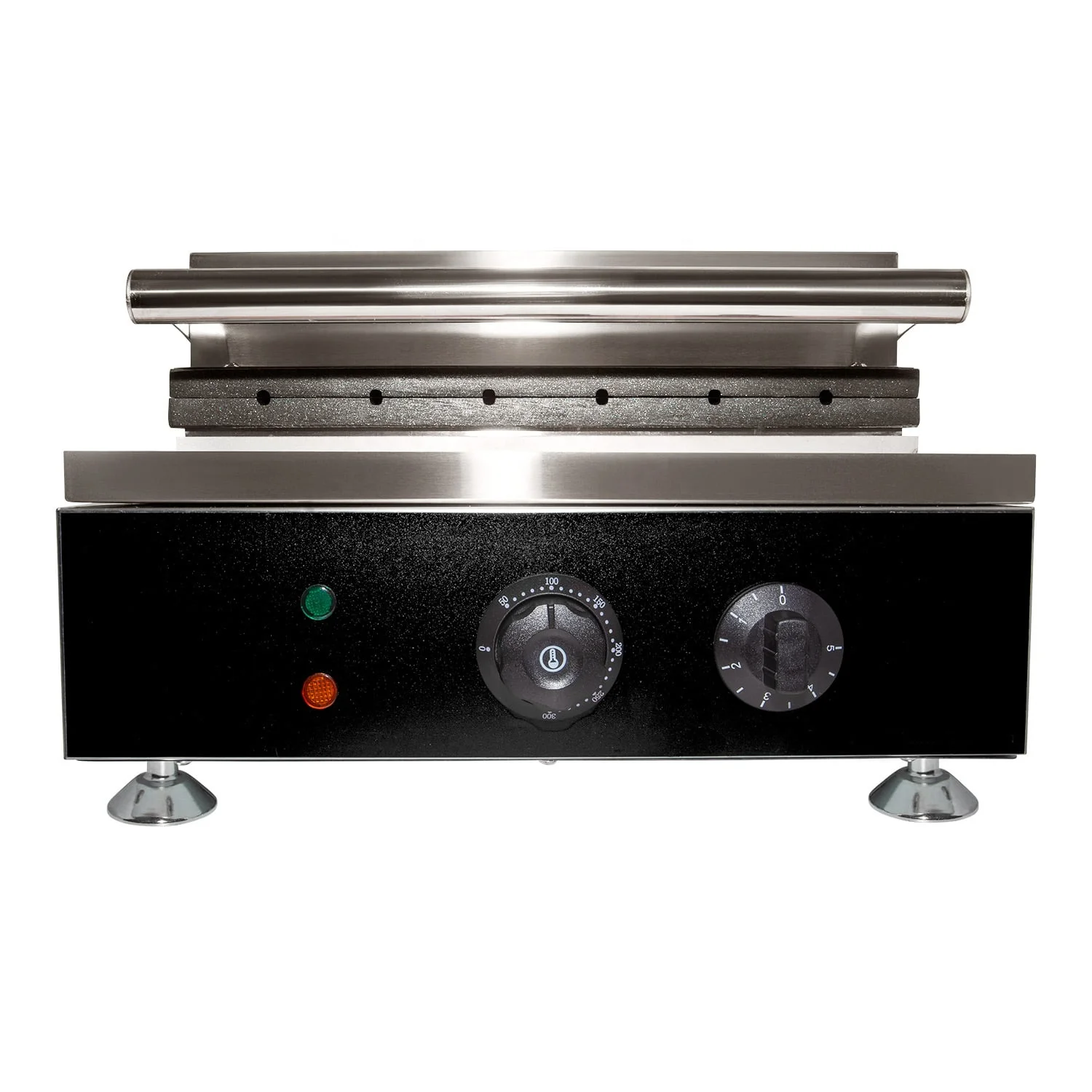 Commercial 6 Pieces Hotdog Waffle Stick Maker Stainless Steel Electric Corn Hot Dog Waffle Maker Machine