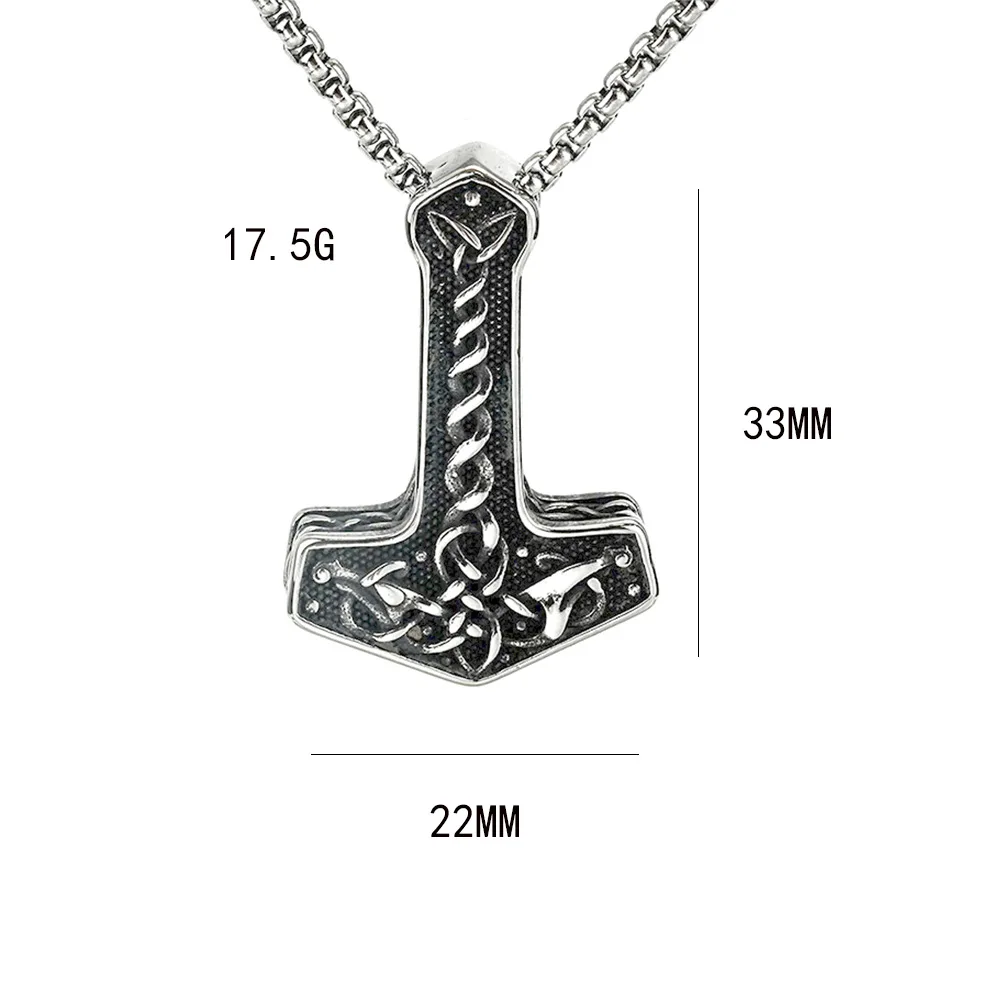 Viking якорь кулон Shuangluo VBB008 винтажное модное ожерелье пиратский корабль Якорь Ювелирные изделия из нержавеющей стали
