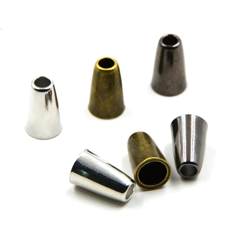 OEM Factory elastic metal for swimwear cord end swimsuit aglet custom gold bikini stopper