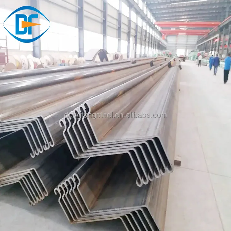 Z-shaped steel sheet pile S355S430 SY295 SY390 Grade50 good quality and low price  factory directly sale for construction
