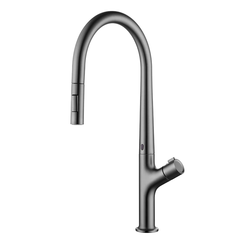 Touch Sensor Kitchen Faucet Water Saving Function Faucets with Pull out Sprayer Faucet