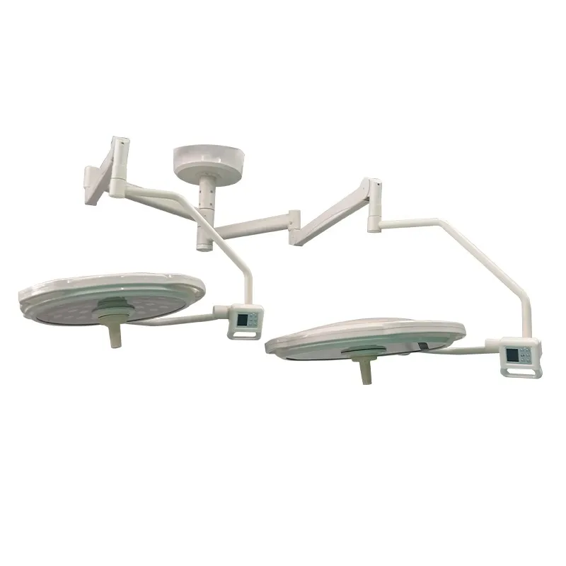 YDE 700 500 Ceiling Double Head Shadowless LED Operation Theater Lamp Import Arm Operating Lamp