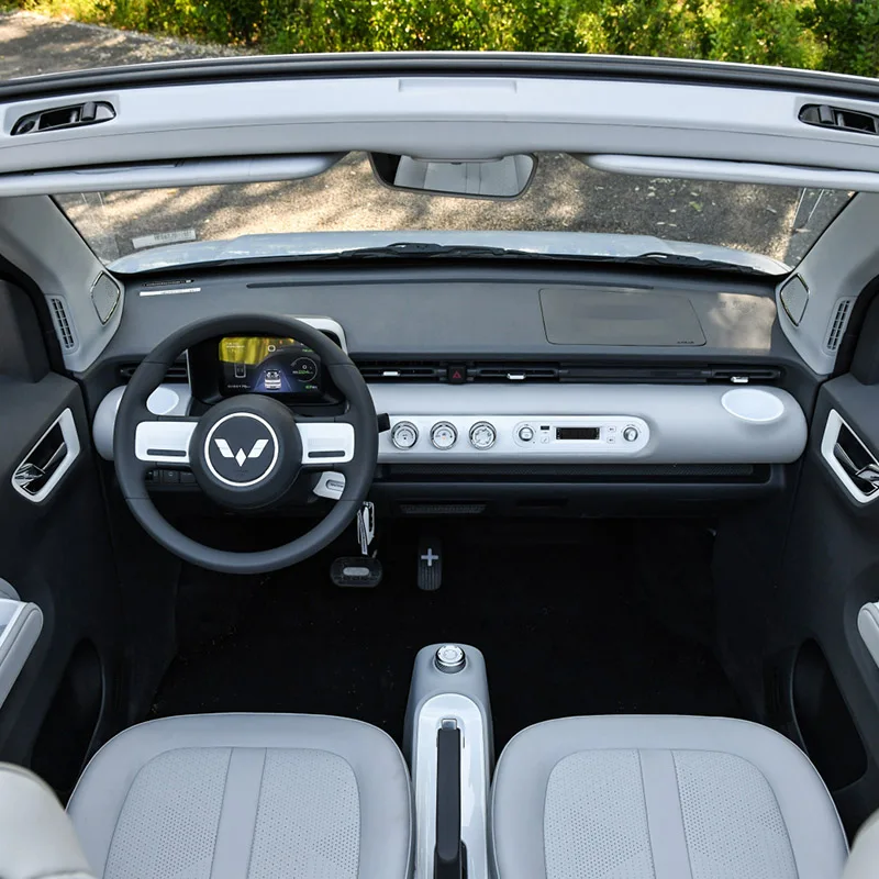 Hot new design 2-seat cute car Wuling Hongguang mini electric convertible adult small car electric car