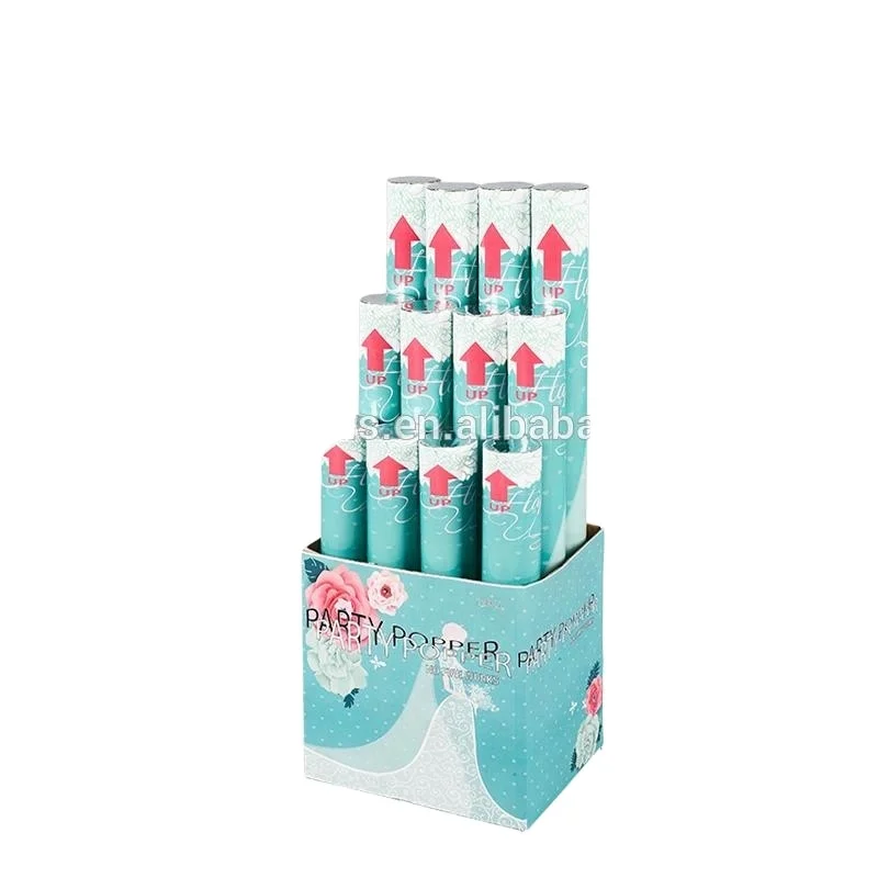 Hot Sale Personalised Wedding Streamer Confetti Cannon Party Poppers Cylinder Party Favor Letterpress Printing Pegasus 4 Color