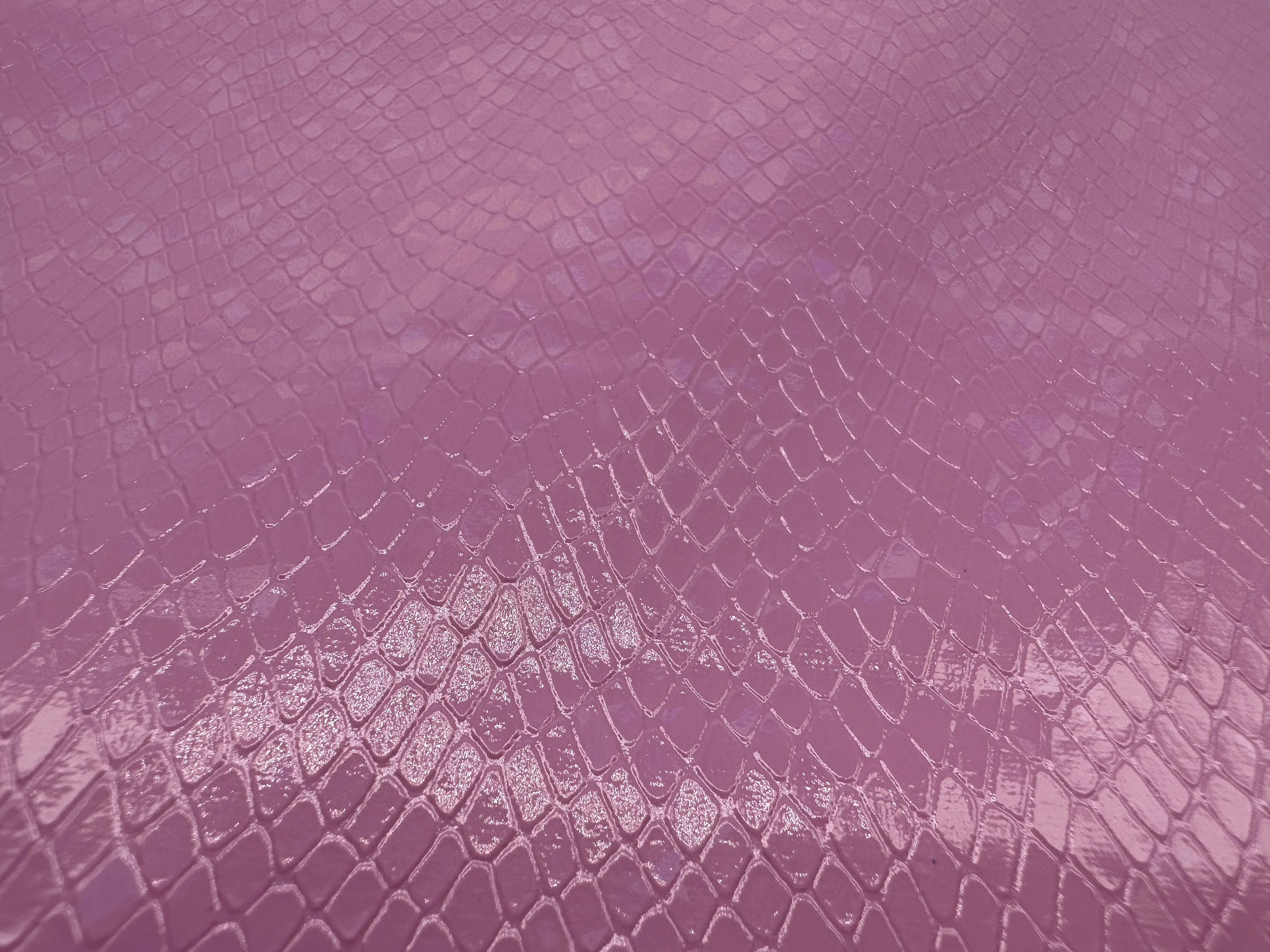 Leather Manufacturers 4 Way Stretch Pu Leather Lizard Pattern Synthetic Leather Fabrics for Leggings and Skirts