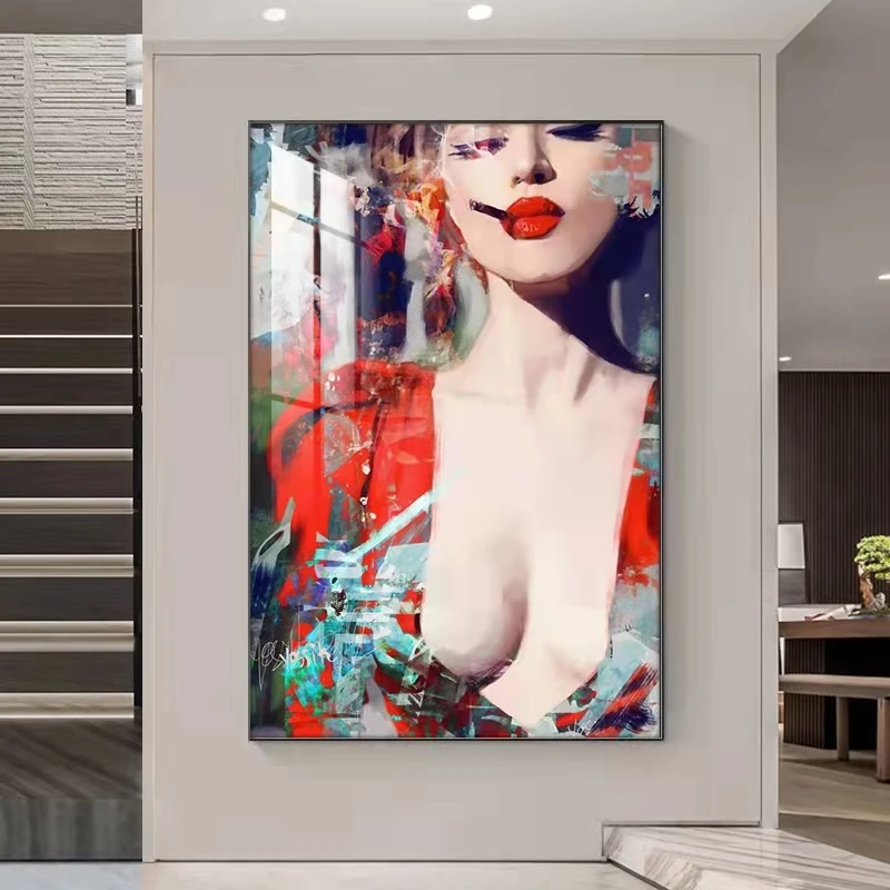 Wholesale nude beautiful Chinese girl nude painting products art