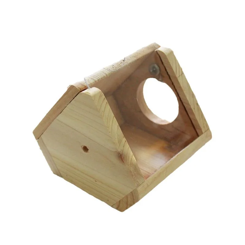 Hamster Wooden Toys House DIY Accessories Rat Bathroom Bath Room Shower Suite Ladder