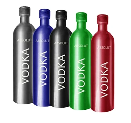 Aluminum Water Bottle manufacture aluminum vodka bottle custom aluminum bottle
