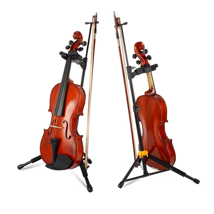 Folding Vertical Guitar Violin Display Stand Thickening Durable Scalable Guitar Ukulele Stand