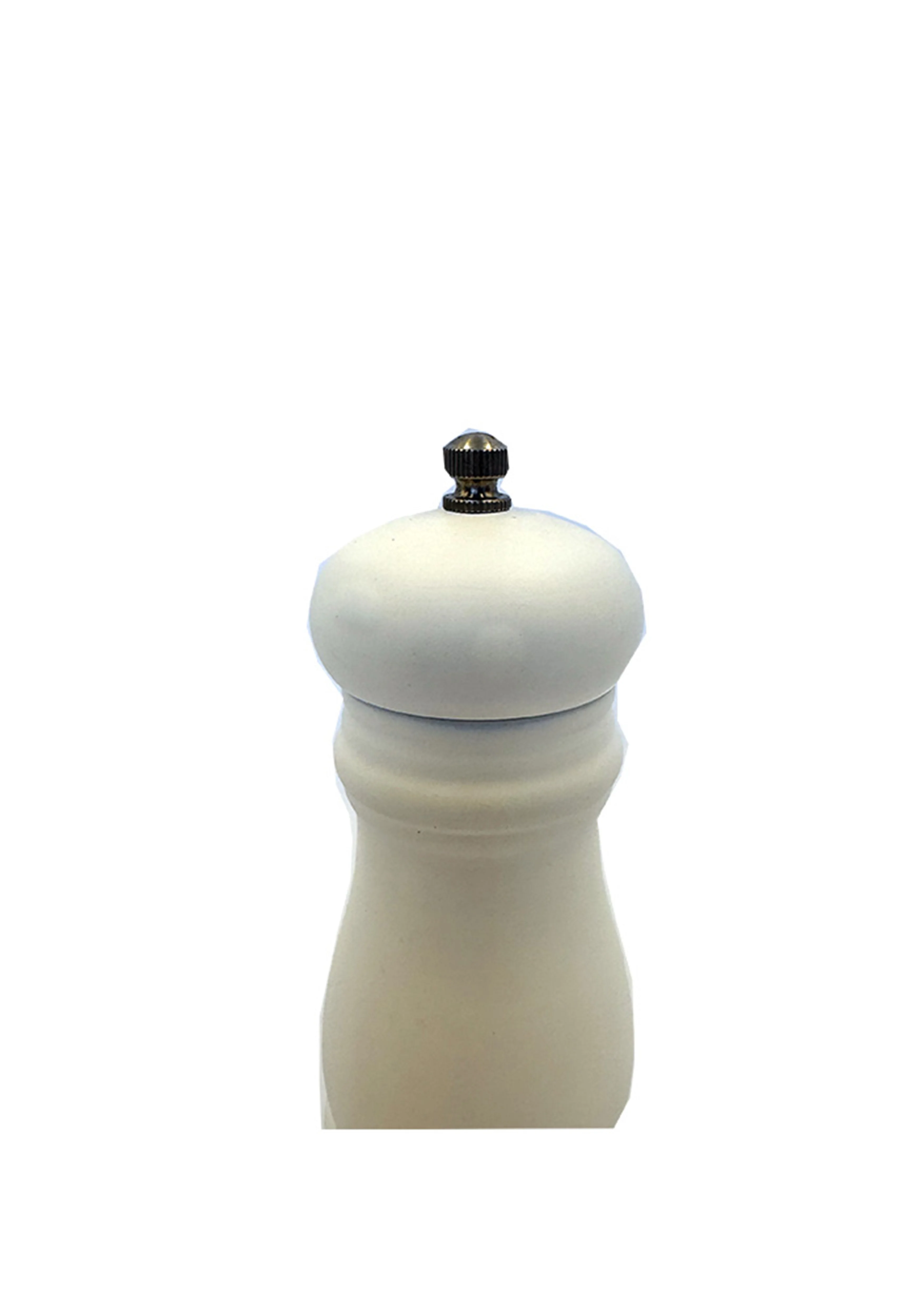 Low Price White Wooden Manual Salt and Pepper Grinding Mill  Rubber Wood  Salt Attritor and Pepper Mill Grinder