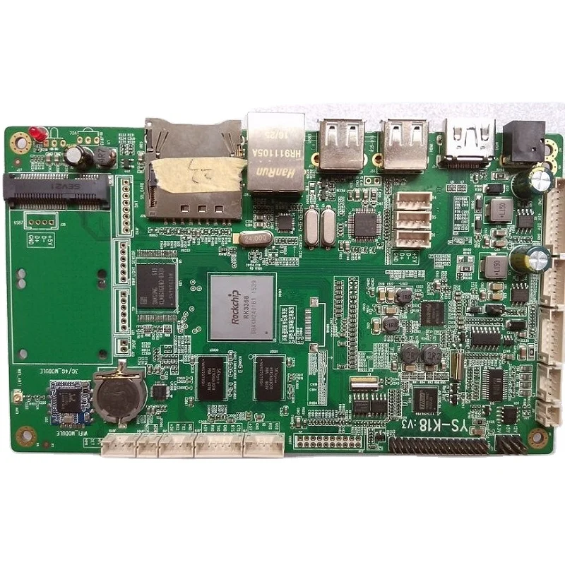 ЖК светодиодные модули rk3368 rockchip octa-core 2k ЖК-контроллер плата электронная pcba с сетевыми